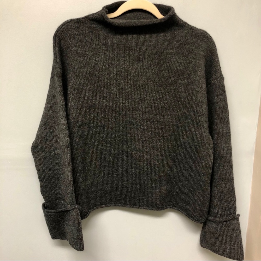 Anthropologie Gray Sweater